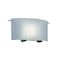 Designers Fountain Moderne 14.25in 1-Light Chrome Contemporary Indoor Wall Sconce with Frosted Glass Shade 6040-CH - alternate 1